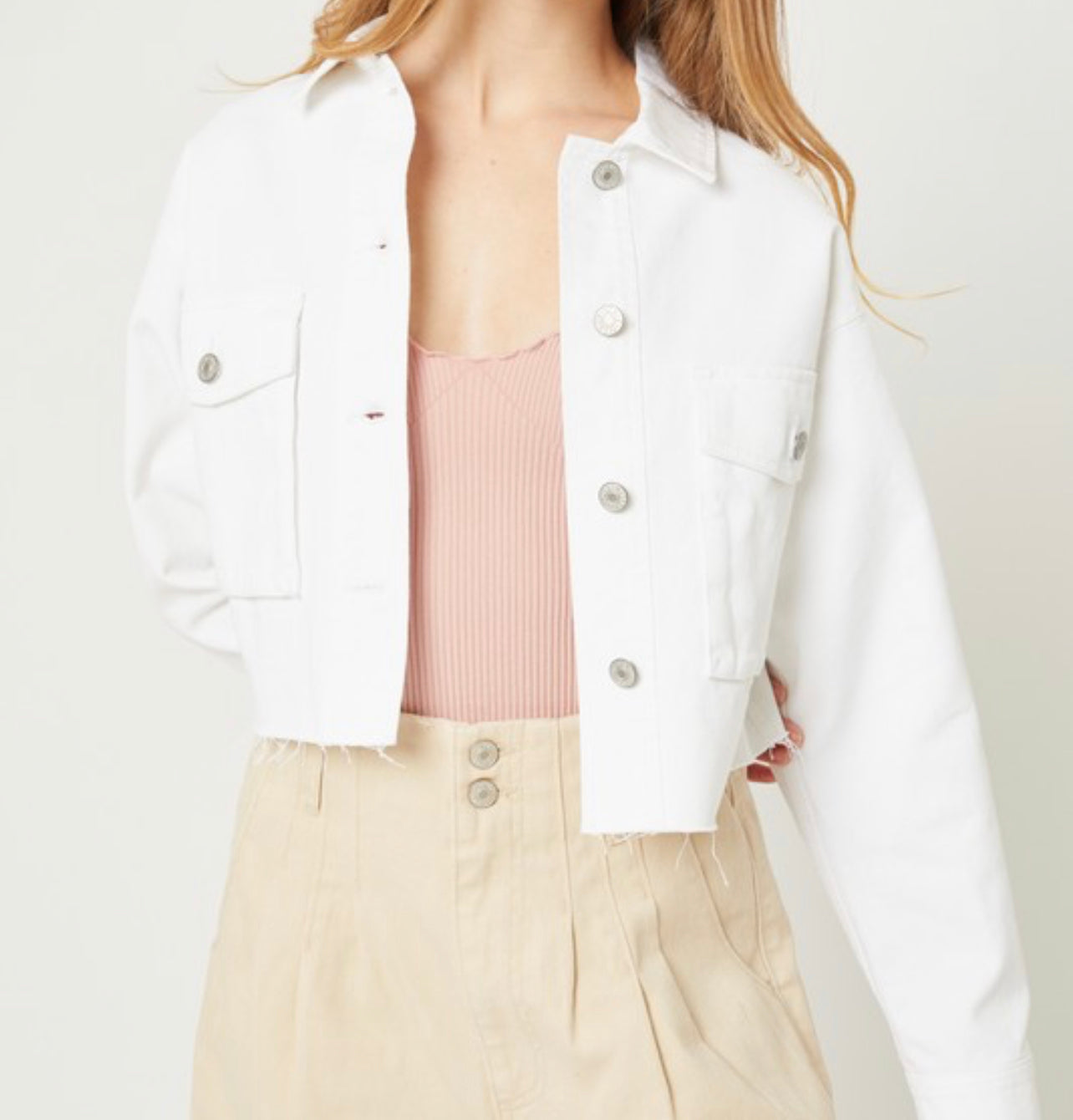 White Denim Jacket