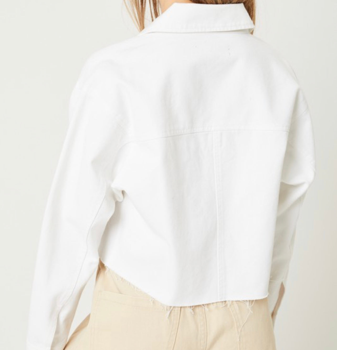 White Denim Jacket