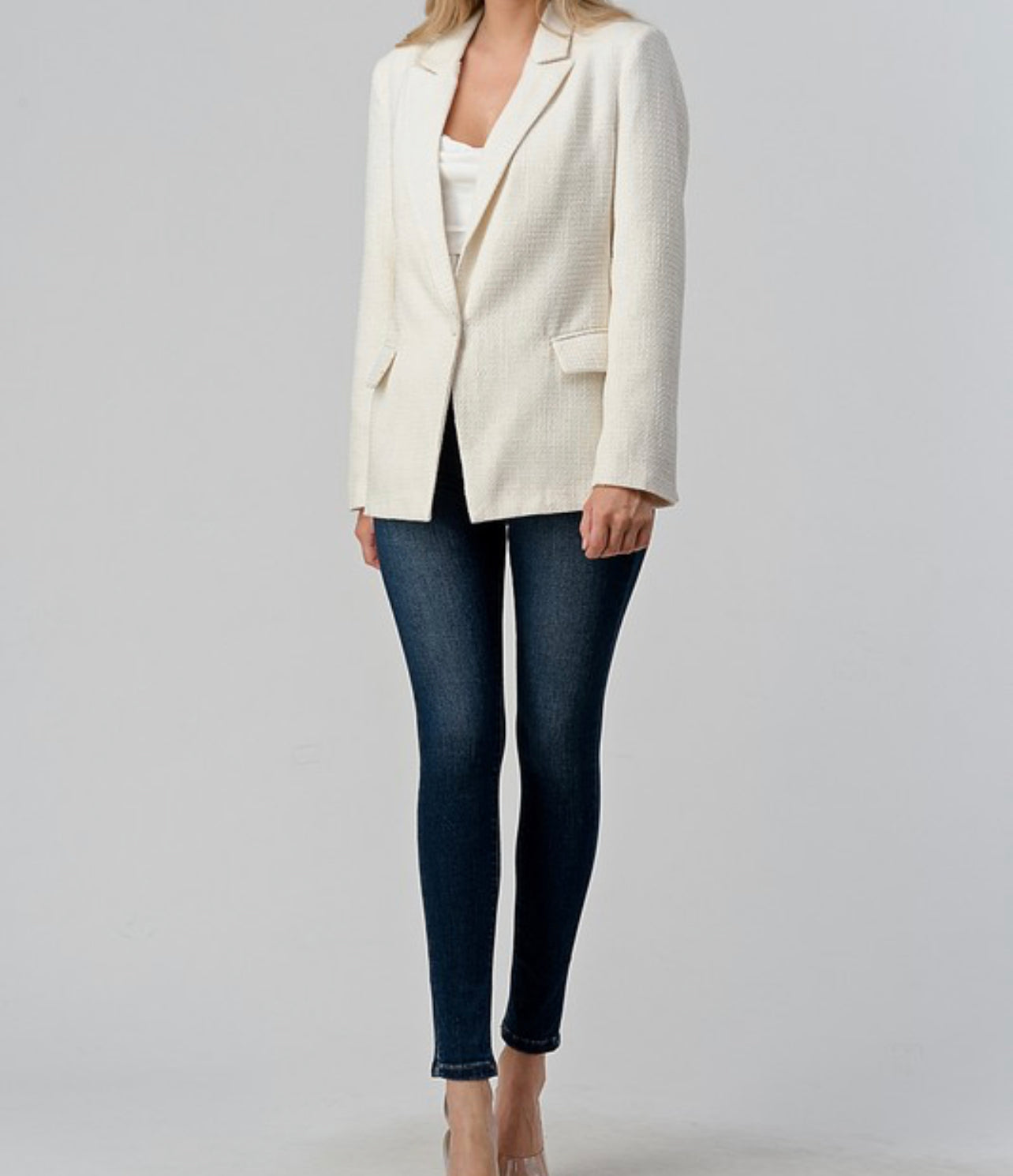 Tweed French Blazer