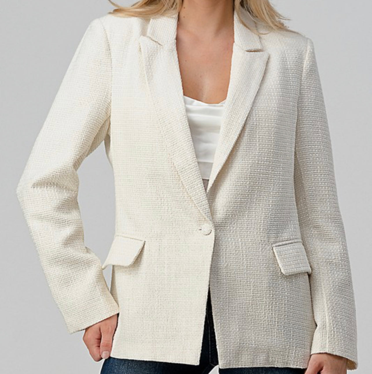 Tweed French Blazer