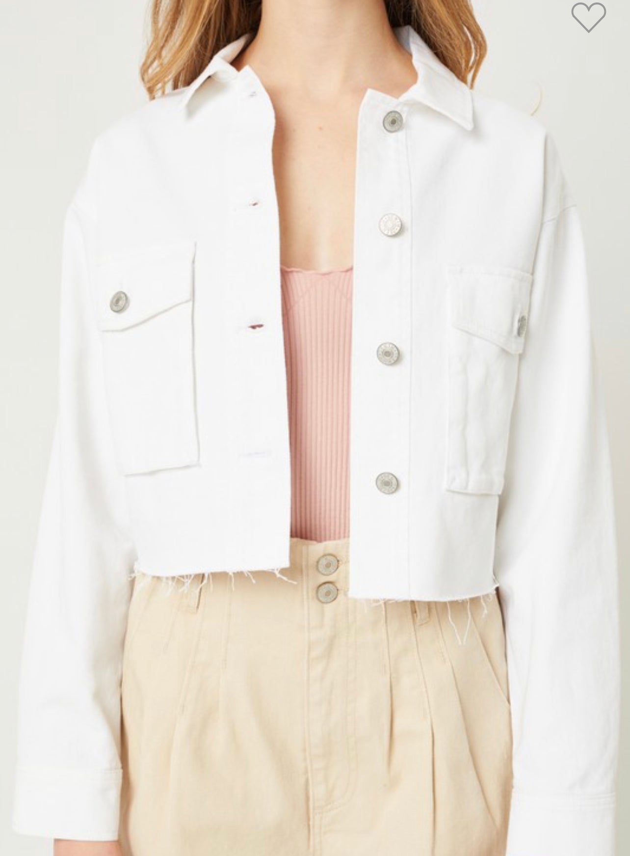 White Denim Jacket