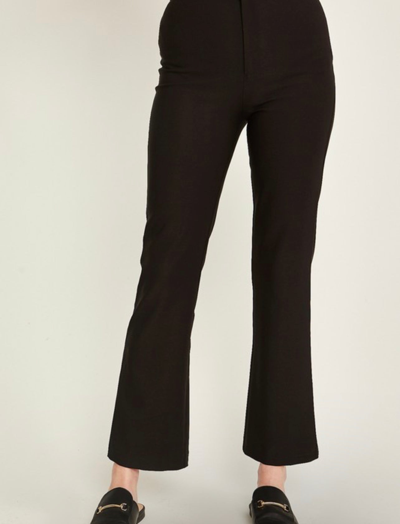 Black Flared Pants