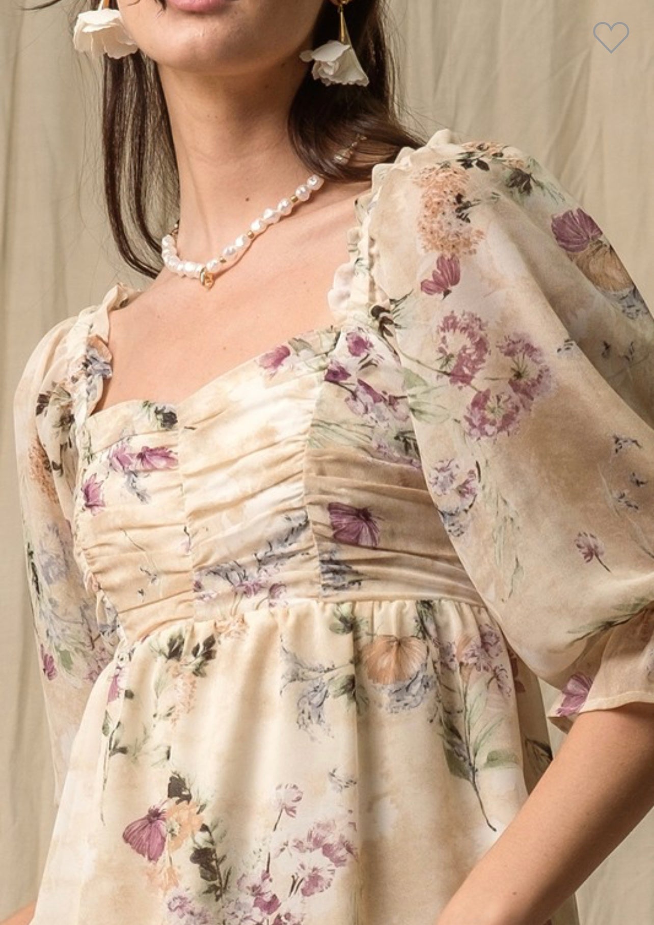Floral Chiffon Dress